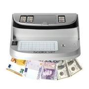 Nadex V27 Desktop UV Counterfeit Detector with Micro Print Magnifier - Verifies Bank Notes, Checks, Passports, Credit Cards - Ultraviolet/Magnetic/Infrared Sensor for Fake Detection
