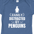 thumbnail image 4 of Inktastic Easily Distracted by Penguins Boys or Girls Baby Bodysuit, 4 of 5
