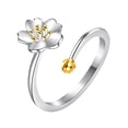 thumbnail image 3 of Xihbxyly Joyas de Flores, Elegante Accesorio de Compromiso, Regalo de Compromiso con Diseño de Mariposa, Dije Único para Aniversario de Bodas, Ideal para Ocasiones Informales, Ideal para Mujeres y Ni, 3 of 7