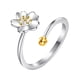 thumbnail image 2 of Anillos para mujer, regalos para mujer, flores para mujer, compromiso, boda, joyería, accesorios, anillo para mujer y niña., 2 of 5