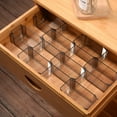 thumbnail image 4 of Drawer Organizer Tray Plastic: 6PCS Versatile Drawer Tray Divider Storage Box, 4 of 10