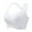 Womens Bras White, variant on ylioge Sports Bras for Women Plus Size M-6X High-Impact Push Up Bralettes Wireless Breathable No Show Big-Cup Athletic Workout Underwear Bra