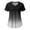Black, variant on MIANHT Tshirt for Women V Neck Gradient Color Short Sleeve T-Shirts with Pocket Loose and Comfortable Summer Working Uniform Tops for Women Girls Ladies