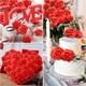 thumbnail image 5 of Flores rosas artificiales para fiesta, 100 piezas de flores rosas artificiales, rosas falsas, decoración de bricolaje, flores rosas artificiales, rendimiento confiable, 5 of 9