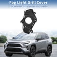thumbnail image 2 of Unique Bargains Fog Light Grill Front Lower Bumper Fog Light Cover Inserts No.521270R160 for Toyota RAV4 2019-2023 Black ABS 1 Pc Front Right, 2 of 7