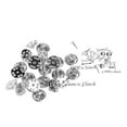 thumbnail image 3 of 20Pcs/pack Metal DIY Brooch Round Clasps Pin Tie Tacks Blank Pins with Clutch Back for Jewelry Making Craft Supplies, 3 of 14