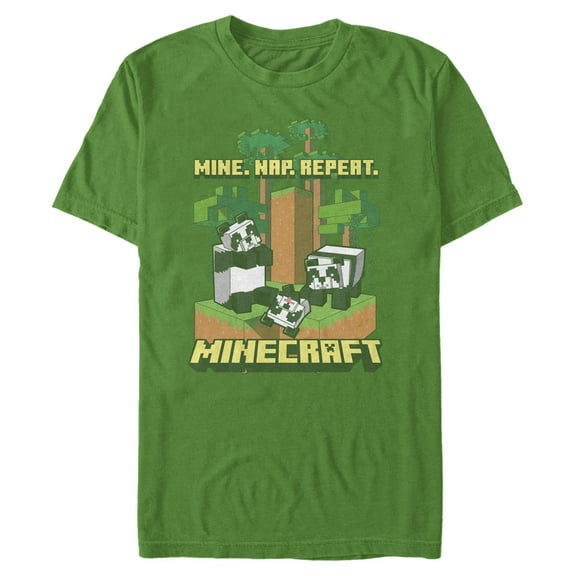 Mens Minecraft Nap and Repeat T Shirt