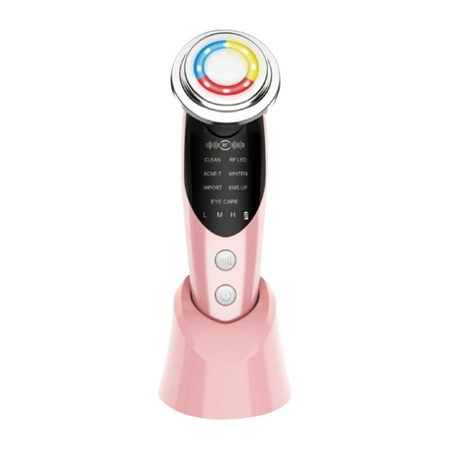 TopLLC Seven Mode Introduction Instrument, Facial Color Light Beauty Instrument, Skin Care Instrument, Micro Current Rejuvenation Instrument massage device
