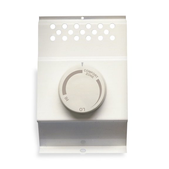 Cadet Single-Pole Electric Baseboard-Mount Mechanical Thermostat in Almond