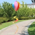 thumbnail image 3 of Rainbow Hot Air Balloon Hangings Colorful Party Decorations For Kids Birthdays Celebrations Quirky Wall Art Childrens Rooms Home DIY Design, 3 of 3