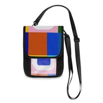 Secure Travel Neck Wallet Passport Holder Adjustable Strap For Men & Women 6*7.5in Deer under The Moon Night