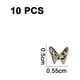 thumbnail image 2 of 10 piezas de dijes de mariposa para uñas, 7 gemas de mariposas, suministros para decoración de uñas, 2 of 5