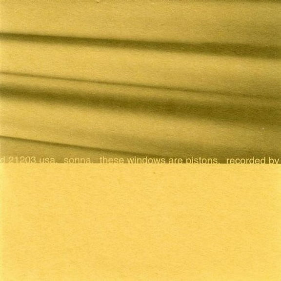Sonna - These Windows Are Pistons - Music & Performance - CD
