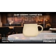 thumbnail image 4 of Glazed Campfire Coffee Mugs 12 oz. Set of 10, Bulk Pack - Perfect for Coffee, Tea, Espresso, Hot Cocoa, Other Beverages - Cream, 4 of 5