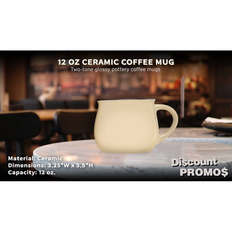 Glazed Campfire Coffee Mugs 12 oz. Set of 10, Bulk Pack - Perfect for Coffee,  Tea, Espresso, Hot Cocoa, Other Beverages - Cream - Walmart.com