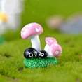 thumbnail image 2 of Mushroom Ornament Decorative Attractive Beautiful Color Painting Mushroom Figurine, 2 of 5