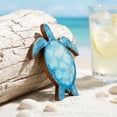 thumbnail image 6 of 3 Pcs Summer Coastal Wall Decor Bathroom Beach Blue Wall Art Sea Seahorse Starfish Seashell,Nautical Theme Home Living Room Bedroom Outdoor Decorations,Ideal Housewarming Gift(Ocean Style), 6 of 6