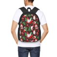 thumbnail image 4 of Fuzoiu Merry Christmas1 Print Large Capacity Backpack,Travel Backpack,Laptop Bag,College School Rucksack Bag,for School, Travel & Outdoor Activities, 4 of 6