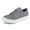 Light Gray #A, variant on JENN ARDOR Womens Canvas Shoes Lace-up Fashion Sneakers Walking Shoes Flats