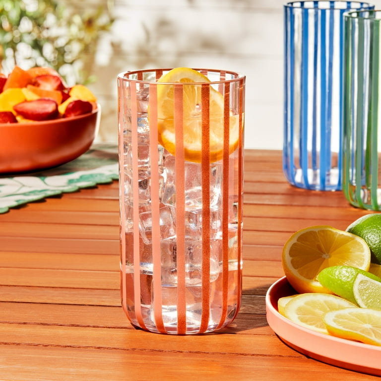 Mainstays by Becky G. & Alejandra 18-Ounce Tall Acrylic Stripe