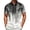 Grey, variant on Mens Knit Polo Short Sleeve Print Gradient Color Comfort Mens Sprimg Clothing,Grey,L