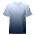 thumbnail image 4 of Pntutb Women's Summer Casual T-Shirt Gradient O-Neck Pullover Short Sleeve Tops, 4 of 5