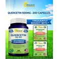 Quercetin 500mg Supplement 200 Capsules Quercetin Dihydrate to