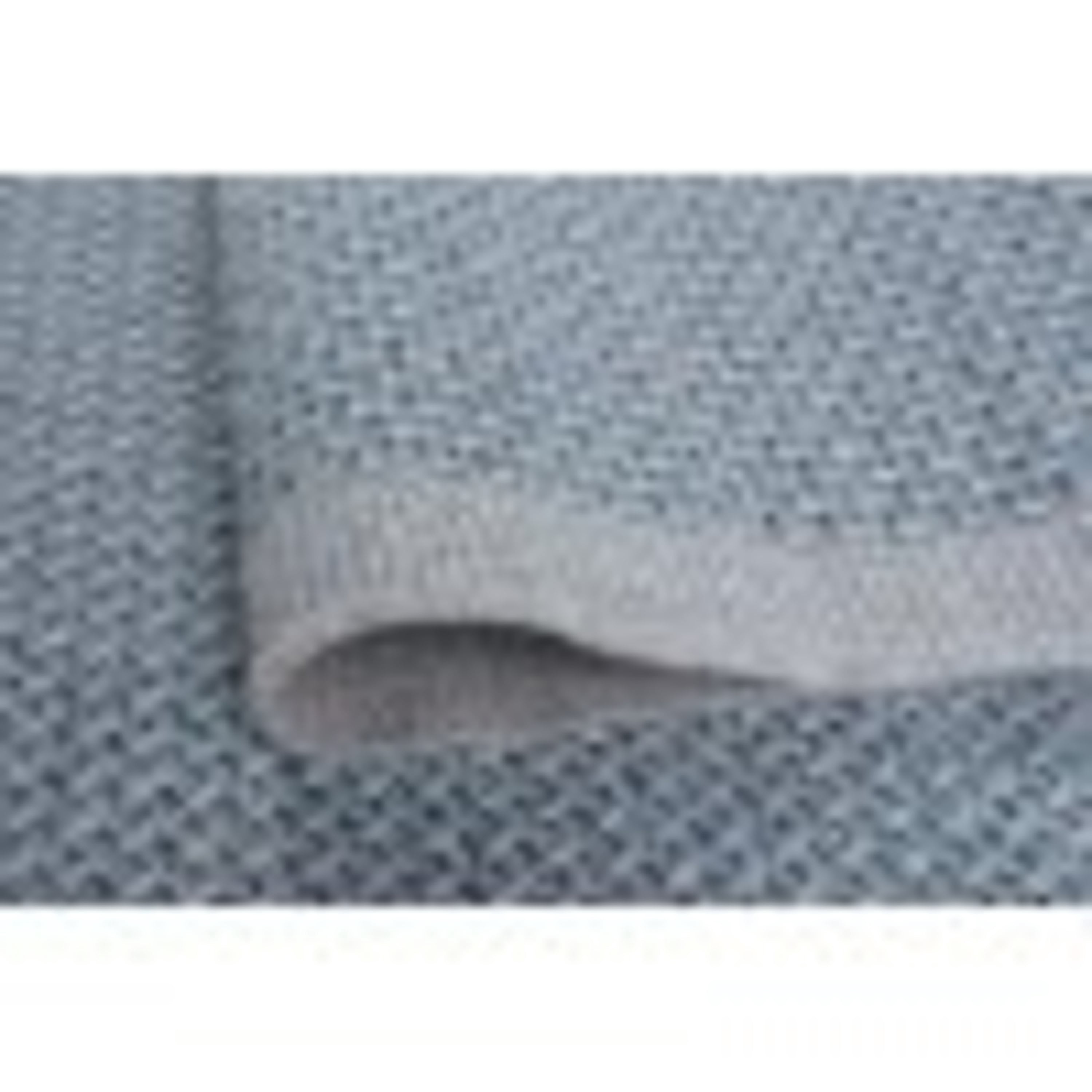 Bliss Rugs Basket Weave Solid Indoor Outdoor Area Rug for Patio, Porch, Garden | Blue, 5'3'' x 7'3''