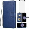 thumbnail image 1 of Mobile Phone Cover for Samsung S9 Plus +, Cover Premium Pu Leather Tpu Flip Cover Magnetic Closure Card Compartment Stand Function Wallet with Lanyard Protective Cover, 1 of 7