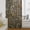 Brown, variant on Boho Floral Semi Sheer Curtains Drapes for Living Room, Bedroom, French Doors Window 45 Inches Long, Vintage Botanical Paisley Flower Rod Pocket Chiffon Curtain Drapery Voile Draperies Panel