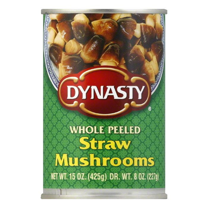 Dynasty Straw Mushrooms, 15 OZ (Pack of 12) by