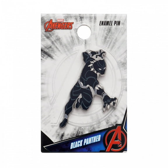 Black Panther Strike Enamel Pin