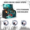 thumbnail image 2 of Halloween Mailbox Covers Magnetic Cemetery Bats Mailbox Cover Mailbox Wraps Post Letter Box Covers Garden Decorations Outdoor 21 X 18 Inch, 2 of 6