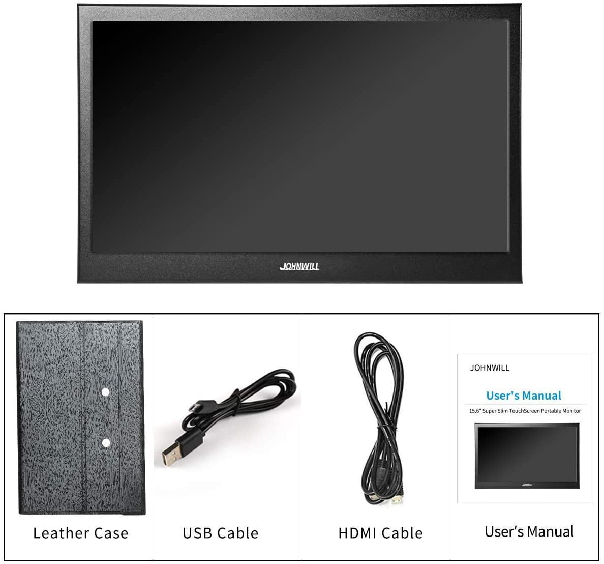 JOHNWILL Touch Screen Portable Monitor 