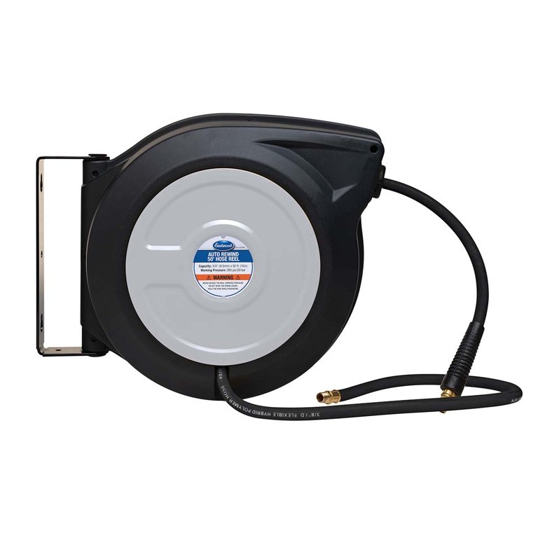 Get Eastwood Auto 3/8 in x 50 Foot Retractable Air Hose Reel Online