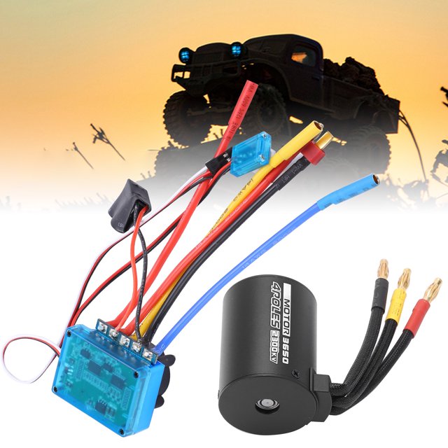 COCHE 3650 2300KV+120A ESC SIN ESCOBILLAS DURADERO ADECUADO PARA COCHE DE CONTRO