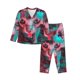 thumbnail image 1 of Fotbe Psychedelic Hairless Cat Conjunto de Pijama de Manga Larga para Mujer con Estampado, Ropa de Dormir de 2 Piezas, Conjunto de Casa Suave y Cómodo con Bolsillos-Medium, 1 of 7