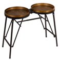 thumbnail image 1 of Evergreen Foldable Wood and Metal Side Table, 1 of 5