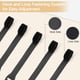 thumbnail image 2 of Paquete de 120 Bridas para Cables de Nailon Reutilizables, [200MM x 12MM] Bridas para Cables de Gancho y Bucle Ajustables, Gestión de Cables para Oficina, Hogar, Jardín y Más, 2 of 5
