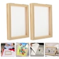 thumbnail image 3 of 2pcs Paper Making Frame DIY Paper Making Frame Paper Making Wood Frame Wood Paper Frame, 3 of 8
