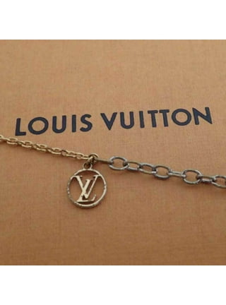 Japan Used Necklace] Used Louis Vuitton Chain Link Patches