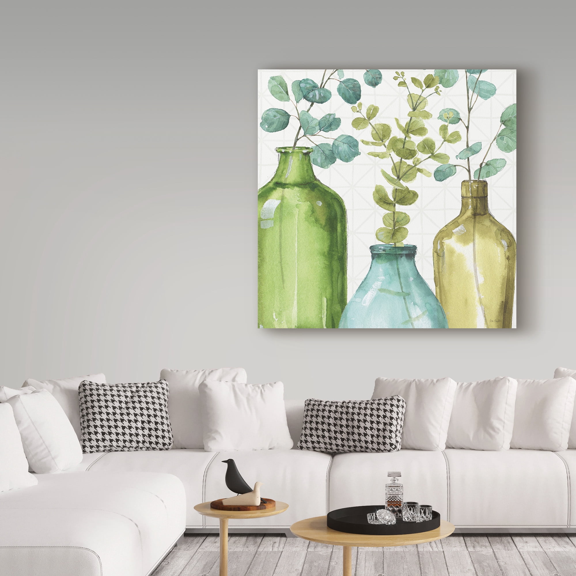 Trademark Fine Art 'Mixed Greens LVI' Canvas Art by Lisa Audit