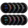 thumbnail image 5 of GlowShift 10 Color Digital 300 F Oil Temperature Gauge Kit - Includes Electronic Sensor - Multi-Color LED Display - Tinted Lens - for Car & Truck - 2-1/16" (52mm), 5 of 6