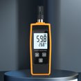 thumbnail image 1 of Termómetro electrónico digital de mano de humedad Medidor de sensor de temperatura y humedad de alta precisión Registros máximos mínimos Almacenamiento de datos, 1 of 9