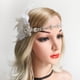thumbnail image 3 of Diadema de plumas para boda de 1920 con diamantes de imitación Blanco, 3 of 8