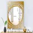 thumbnail image 3 of DESIGN ART Designart 'Capital Gold Essential 25' Printed Glam Decorative or Bathroom Mirror 27.5in.x39.5in., 3 of 5