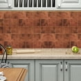 thumbnail image 3 of 10-Pack Peel and Stick Backsplash Tiles, 12" x 12" Faux Spanish Handmade Tile Square Backsplash for Kitchen, Bathroom, Wall Tile, 3 of 7