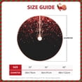 thumbnail image 4 of Kll Red Glitter1 Christmas Tree Skirt 48",Party Decorations Farmhouse For Christmas Decorations Holiday Party, 4 of 8
