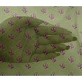thumbnail image 4 of oneOone Viscose Chiffon Fabric Leaves & Floral Block Print Fabric BTY 42 Inch Wide, 4 of 4