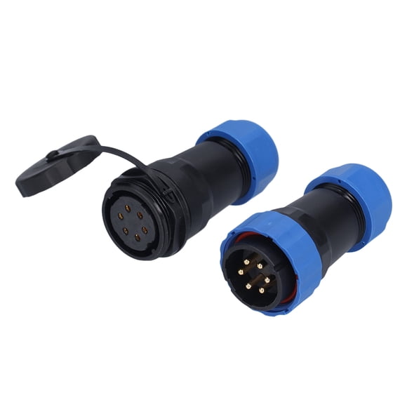 Aircraft Cable Connectors, Lemo Connector Female Butt For Programmable Computers For Computers 6 Pin